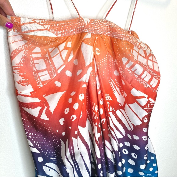 Diane Von Furstenberg “Gilmore Oasis” silk dress 🧡 - Picture 6 of 16